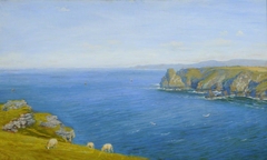 A Rocky North Cornish Coast by Arthur Hughes