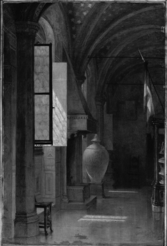 A Room in the Bargello, Florence by Edwin White