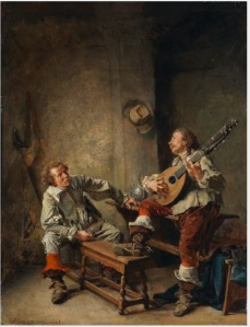 A Song by Jean-Louis-Ernest Meissonier