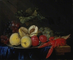 A Still-life with Fruit and Lobster by Jan Davidsz. de Heem