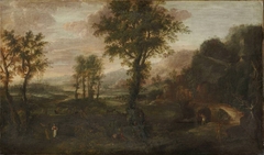 Abendlandschaft by Maximilian Joseph Schinnagl