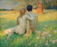 Adam and Eve by Max Pietschmann