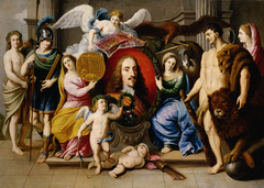 Allegory on Archduke Leopold Wilhelm (1614-1662) by Anonymous