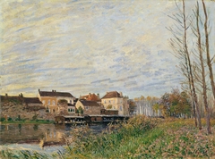 An Evening in Moret, End of October by Alfred Sisley