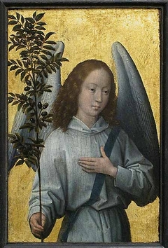 Angel with an Olive Branch by Hans Memling