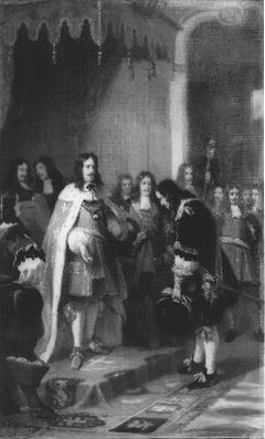 Anno 1676. Cornelis Tromp wordt tot graaf van Syllisburg verheven by Hendrik Jacobus Scholten