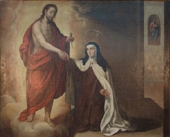 Aparición de Cristo a Santa Teresa de Jesús by Domingo Echevarría