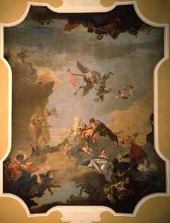 Apotheosis of Angelo della Vecchia by Giovanni Battista Tiepolo