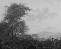 Arcadisch landschap by Adriaan Jacob Willem van Dielen