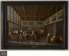 Armenkamer in Utrecht by Joost Cornelisz Droochsloot