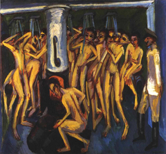 Artillerymen by Ernst Ludwig Kirchner