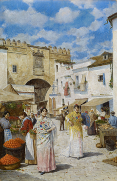 At the Market by Joaquín Turina y Areal