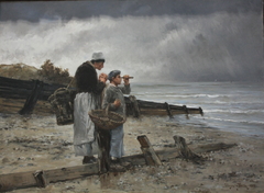 Au Bord de la plage by Ulysse Butin