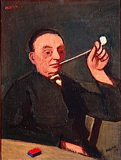 Autoportrait ou l'Homme à la pipe by Georges Kars