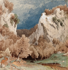 Autumn Landscape Near Düsseldorf by Werner Holmberg