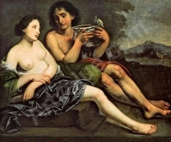 Bacchus and Ceres by Pietro della Vecchia