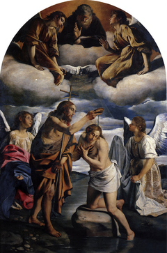 Baptism of Christ by Orazio Gentileschi