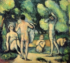 Bathers by Paul Cézanne