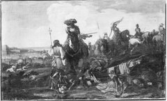 Battle scene by Domenico Gargiulo