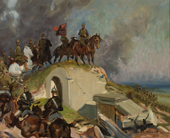 Battle Scene from the First World War by Wojciech Kossak