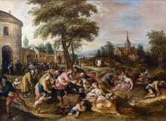 Beaux-Arts de Carcassonne - Les oeuves de Misericode - Frans Francken II by Frans Francken the Younger