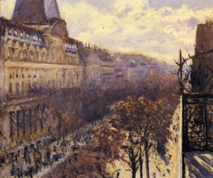 Boulevard des Italiens. by Gustave Caillebotte