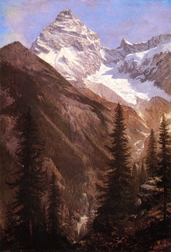 Canadian Rockies, Asulkan Glacier by Albert Bierstadt