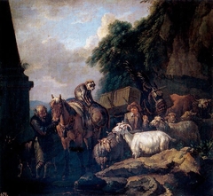 Caravana by Pieter van Bloemen