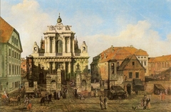 Carmelite Church in Warsaw by Bernardo Bellotto