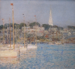 Cat Boats, Newport by Childe Hassam