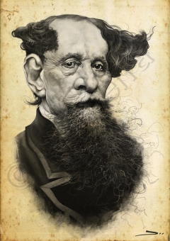 Charles Dickens by Pol Serra