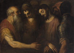 Christ before Pilate by Andrea Schiavone