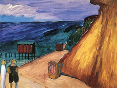 Cliff at Ahrenshoop by Marianne von Werefkin