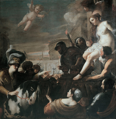 Clorinda rescues Olindo and Sophronia by Mattia Preti