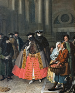 Colloquy between masks by Pietro Longhi