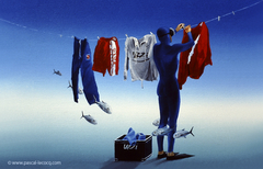 CORDES A LINGE - Clothes line - by Pascal by Pascal Lecocq