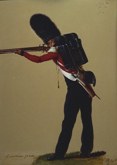 Corporal Jonathan Cory (b. 1801), Coldstream Guards by Alexandre-Jean Dubois-Drahonet