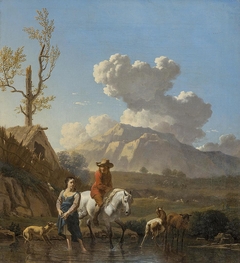 Crossing the Brook by Karel Dujardin