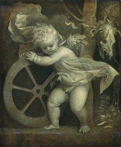 Cupid with the Wheel of Fortune by Titian