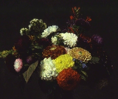 Dahlias by Henri Fantin-Latour