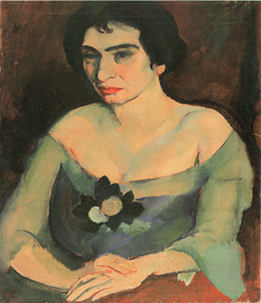 Dame mit Dekolleté by Georges Kars