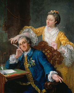 David Garrick with his Wife Eva-Maria Veigel by William Hogarth