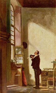 Der Schreiber by Carl Spitzweg