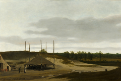 Dune Landscape with Haystack by Pieter Post