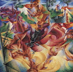 Elasticity (Elasticità) by Umberto Boccioni