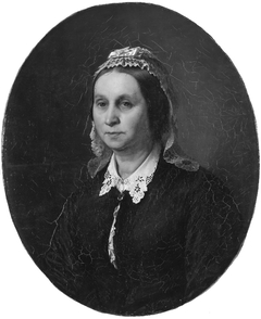 Emilie Mathilde Roed, f. Kruse, kunstnerens hustru by Jørgen Roed