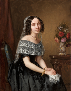 Female Portrait by Leopold Loeffler