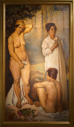 Femmes fellah au bain by Émile Bernard