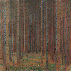 Forêt de sapins I by Gustav Klimt