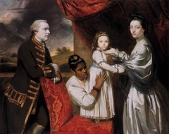 George Clive and his Family with an Indian Maid by Joshua Reynolds